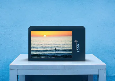 Produktbild von hansepuzzle 38145 - Sonnenaufgang Puzzle, 1000 Teile, Reisen, 60,0 x 46,0cm mit hochwertiger Aufbewahrung, Kartonbox und wiederverschließbarem Beutel