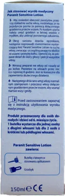 Produktbild von Paranit Sensitive Lotion gegen Läuse und Nissen 150 ml