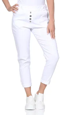 Produktbild von Freizeithose Damen leichte Schlupfhose 36 38 40 42 44 46 48 Stretch Jeans