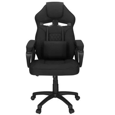Imagen del producto de Silla de juego - Silla ergonómica para escritorio - Silla para videojuegos - Silla ajustable - Silla para gaming - Negra