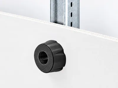 Gipskartondetektor-Magnet, Neodym, rund, 1 Stück, 50 g