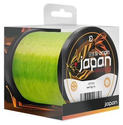 Obrázok produktu pre DELPHIN JAPAN Origin, 600m, 0,26mm, 5,37kg / 11,84lbs, žltý, monofilný vlasec, 101005556
