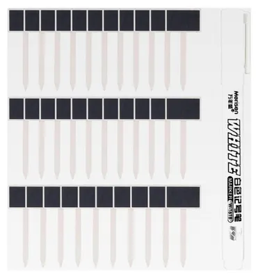 Produktbild von 32er Set Pflanzenschilder zum Beschriften und 1 Marker, wetterfeste Pflanzenschilder und Pflanzenstecker für Kräutergarten