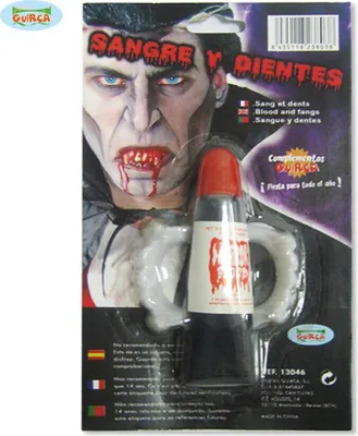 Produktbild von Blut und Vampirzähne