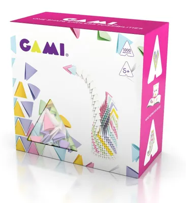 Produktbild von Meli Gami Pink Konstruktionsbausteine-Set – 1000 Teile für kreativen Spielspaß