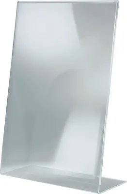Produktbild von Tischaufsteller A3 schräg glasklar VE=5x1 Stück