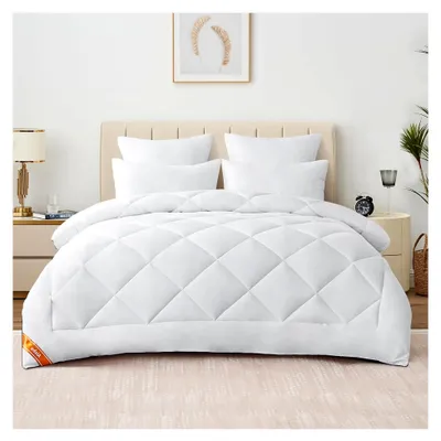 Produktbild von Bettdecke 220 x 240 cm Ganzjahresdecke 300GSM - Steppdecke 220 x 240 cm für alle Jahreszeiten, Oberbett ohne Kissen