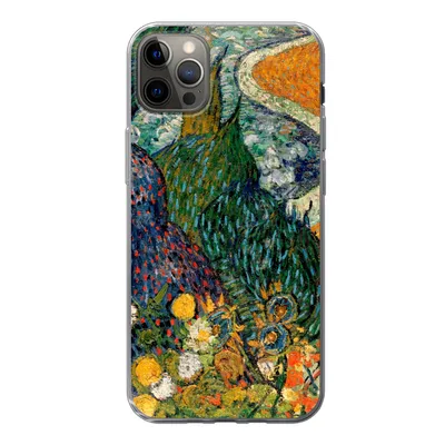 Produktbild von MuchoWow® Handyhülle Schutzhülle Hülle für iPhone 12 Pro Max Erinnerungen an den Garten von Etten - Vincent van Gogh Silikon Softcase Handy Hülle - Hartschale