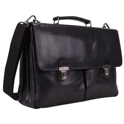Immagine prodotto di LEONHARD HEYDEN cartella borsa da ufficio con scomparto per laptop Roma Briefcase 3 Compartments Black nero