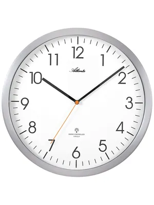 Produktbild von Atlanta Wanduhr, Funk, Ø 30,5 cm, 4382-4