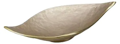 Produktbild von Dekorative Schale, sandfarben, 39 x 20 x 9 cm