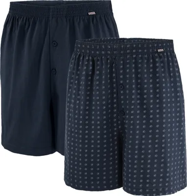 Produktbild von Boxershorts Übergröße 2er Pack dunkelblau Adamo