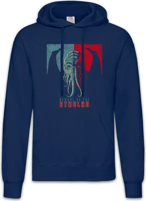 Produktbild von Urban Backwoods  Of Cthulhu, Herren Hoodie, Farbe: Navy, Größe: 4XL