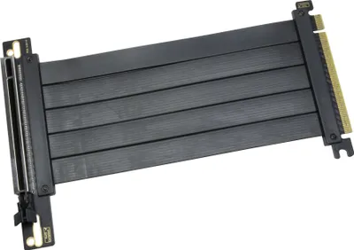 Zdjęcie produktu dla Inter-Tech RC-02, PCI-E x16 4.0, Męska/Żeńska, Czarny, 0,2 m, 70 g, 1 szt.