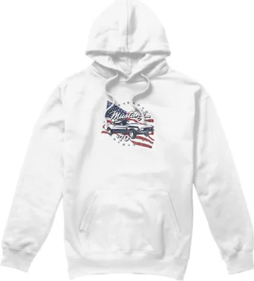 Productafbeelding van Ford - "Mustang 70" hoodie voor heren/dames, uni model, TV32487 (maat L) (wit)