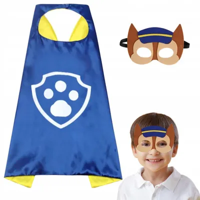 Produktbild von Hopki Paw Patrol Chase Kinderkostüm mit Maske und Umhang