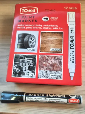 Produktbild von Toma Schwarzer Ölmarker (12) To-440