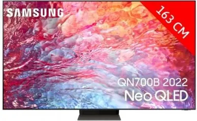 Produktbild von SAMSUNG QE65QN700B – Neo Qled 8K Fernseher – 65" (163 cm) – HDR10+ – Dolby Atmos Sound – Smart TV – 4 x HDMI 2.1