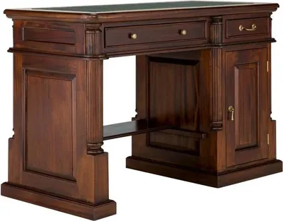 Produktbild von Computertisch Cambridge 120x60 Leder grün