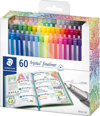 Zdjęcie produktu dla STAEDTLER® 334 C60 Fineliner triplus 60ST