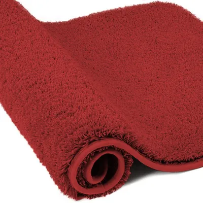 Immagine prodotto di Tappetino da bagno in microfibra, super assorbente, 60 x 120 cm, rosso