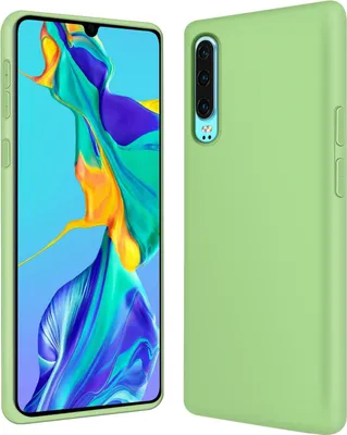 Immagine prodotto di Custodia Huawei P30 telefono cellulare copertura protettiva silicone gel custodia del telefono cellulare, verde