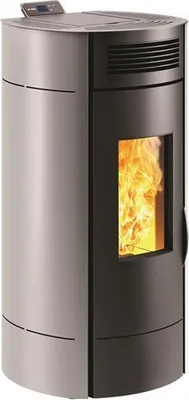 Image de Poêle à granulés de bois Gris LODI 10 WiFi - 9,5 kW - Trémie 16,5 kg