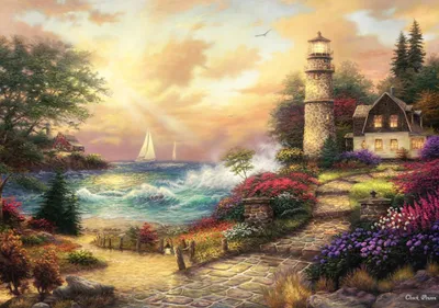 Imagen del producto de Grafika Puzzle de Chuck Pinson - "Sueños del Mar" - Rompecabezas de 1000 piezas