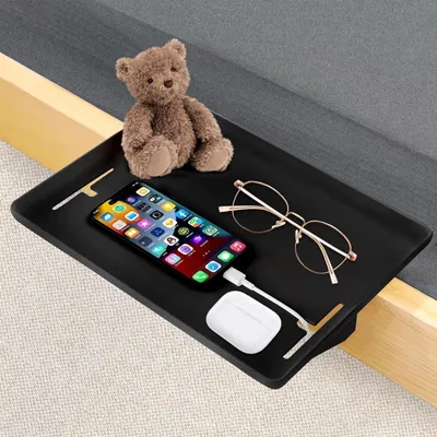 Image de Table de chevet suspendue avec système de fixation pour lit