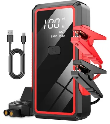 Obrázek produktu pro Startovací pomoc, přenosná powerbanka, nouzové LED osvětlení, 2000 A