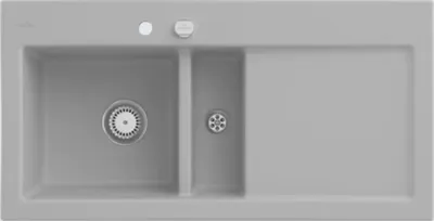 Produktbild von Villeroy & Boch Keramikspüle 677002SM, Subway 60 Einbauspüle - inkl.