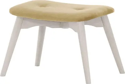 Image de Repose-pied Ducan Velvet-Kronos 35-Blanc