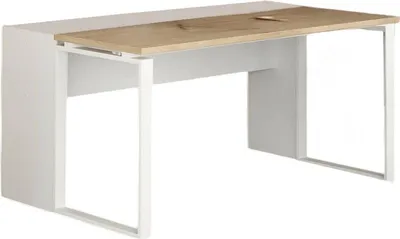 Immagine prodotto di Timothee - Scrivania, 150x100x76h cm Marrone Rovere, Materiale Piano in Legno Nobilitato