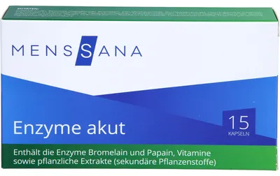 Image de MensSana Enzyme akut gélules, 15 gélules