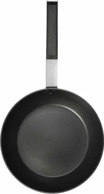 Zdjęcie produktu dla Pinti Sushi – patelnia z powłoką nieprzywierającą, 28 cm – aluminium, przystosowana do kuchenek indukcyjnych, z uchwytem imitującym drewno w kolorze hebanowym