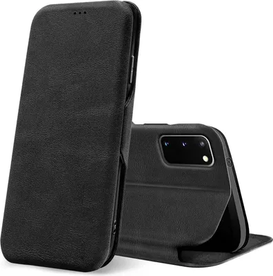 Produktbild von Conie Retro Klapp Tasche für Samsung Galaxy S20 Kartenfach Hülle Rundumschutz in Schwarz
