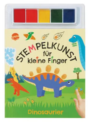 Image de L'art du tampon pour les petits doigts. Dinosaures