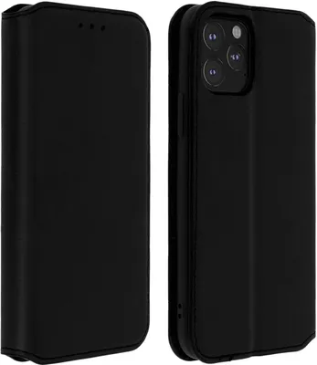 Produktbild von Avizar, Kunstleder Cover Classic Edition für Apple iPhone 11 Pro Max, Schwarz