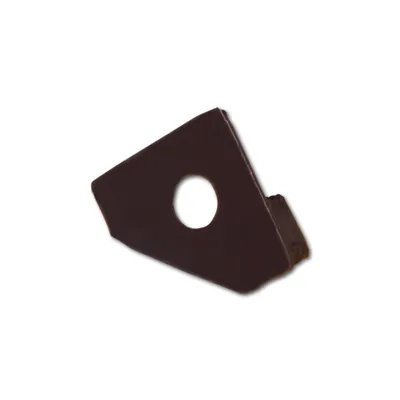 Produktbild von MasterLED Endkappe für LED-Eckprofil PVC Corner Braun mit Kabeldurchführung