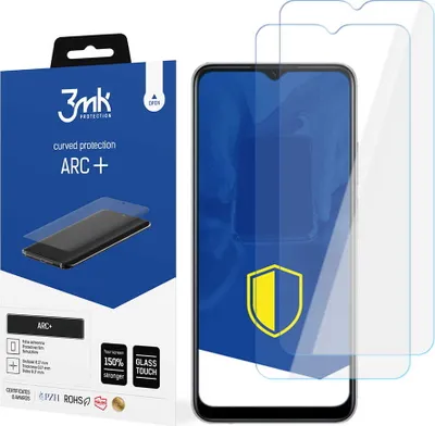 Produktbild von 3mk Display Schutzfolie ARC+ für Oppo A16e  0,17mm Self-Heal (2 Stück)
