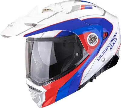 Produktbild von Scorpion ADX-2 Kamps Enduro Helm, weiß/blau/rot, L (58/59)