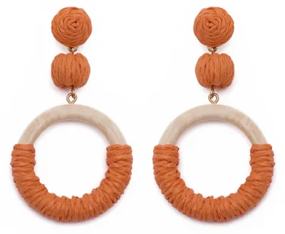 Produktbild von WAJALA damen Ohrringe - orange, ONESIZE