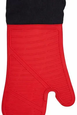 Produktbild von Famanu Ofenhandschuh hitze- und wasserbeständig - nahtlos - rutschfest - schützt Hände beim Backen und Kochen - flexibel und langlebig
