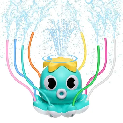 Produktbild von Kinder Wassersprinkler für Garten & Rasen, Outdoor Wasserspielzeug für Kinder, Hunde & Sommerparty