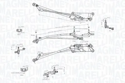 Zdjęcie produktu dla Mechanizm Wycieraczek Vw Touareg 10.02-05.10 Przód