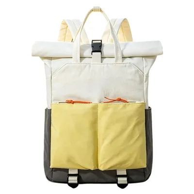 Produktbild von Rolltop Rucksack Damen Herren Wasserabweisend Cityrucksack Freizeitrucksack Reiserucksack
