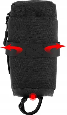 Zdjęcie produktu dla Wozinsky WBB8BK, Tylne, Torba rowerowa, Poliester, Czarny, 0,6 l, 150 mm