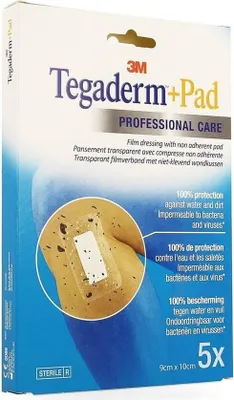 Produktbild von Tegaderm Pad 9x10 cm 5 Apositos