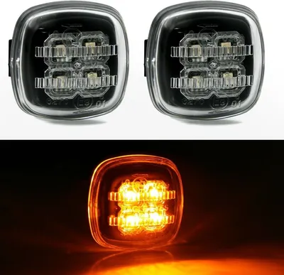 Immagine prodotto di 2x set di indicatori laterali a LED neri per Audi A3 8L / A4 B5