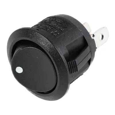 Immagine prodotto di Interruttore a bilanciere rotondo 230V-250V 6A Nero